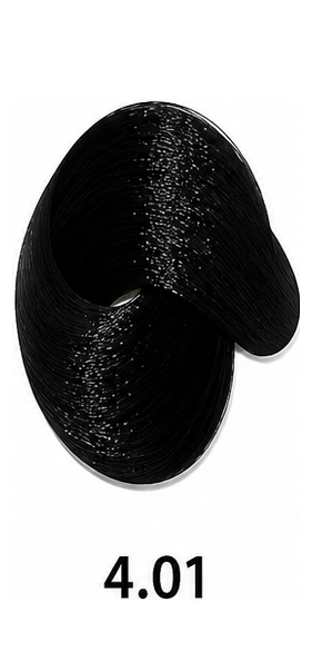 LUSSO Hair Color - 4.01 Ash Natural Black