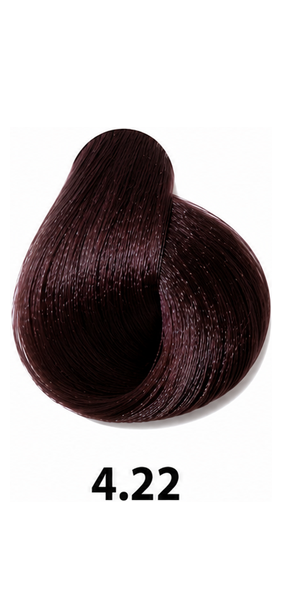 LUSSO Hair Color - 4.22 Medium Intense Violet Brown