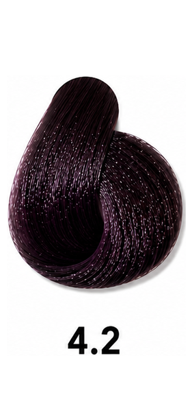 LUSSO Hair Color - 4.2 Castano Viola