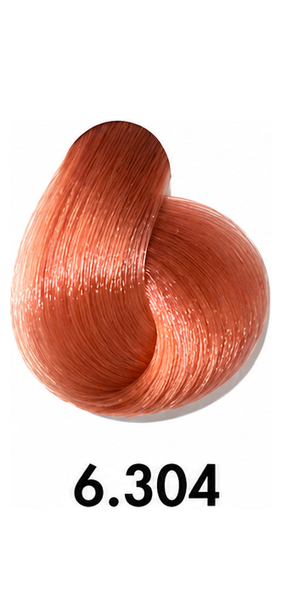 LUSSO Hair Color - 6.304 Dark Peach Blond