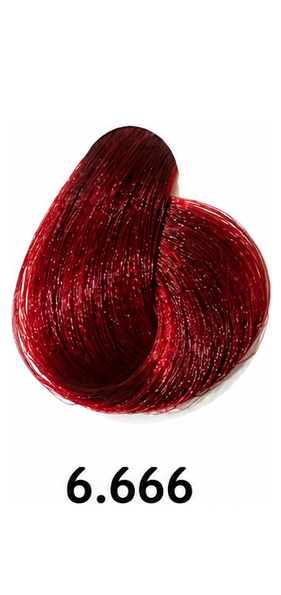 LUSSO Hair Color - 6.666 Castano Rosso Extra Intenso
