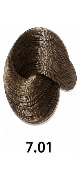LUSSO Hair Color - 7.01 Ash Natural Blond