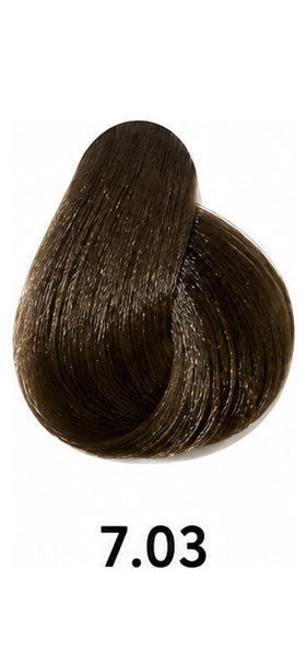 LUSSO Hair Color - 7.03 Silk Natural Blond