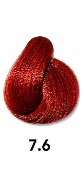 LUSSO Hair Color - 7.6 Boiondo Rosso