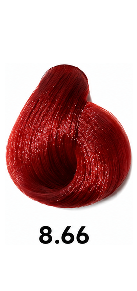 LUSSO Hair Color - 8.66 Light Blond Intense Red