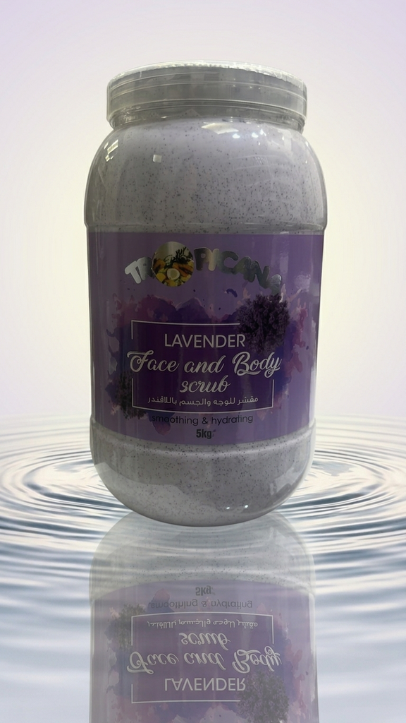 Tropicana Lavender Face & Body Scrub 5 KG