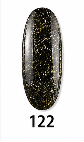 FIY NAIL Nail Polish - 122 Dark Grey Glitter