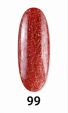 FIY NAIL Nail Polish - 099 Red Copper Glitter