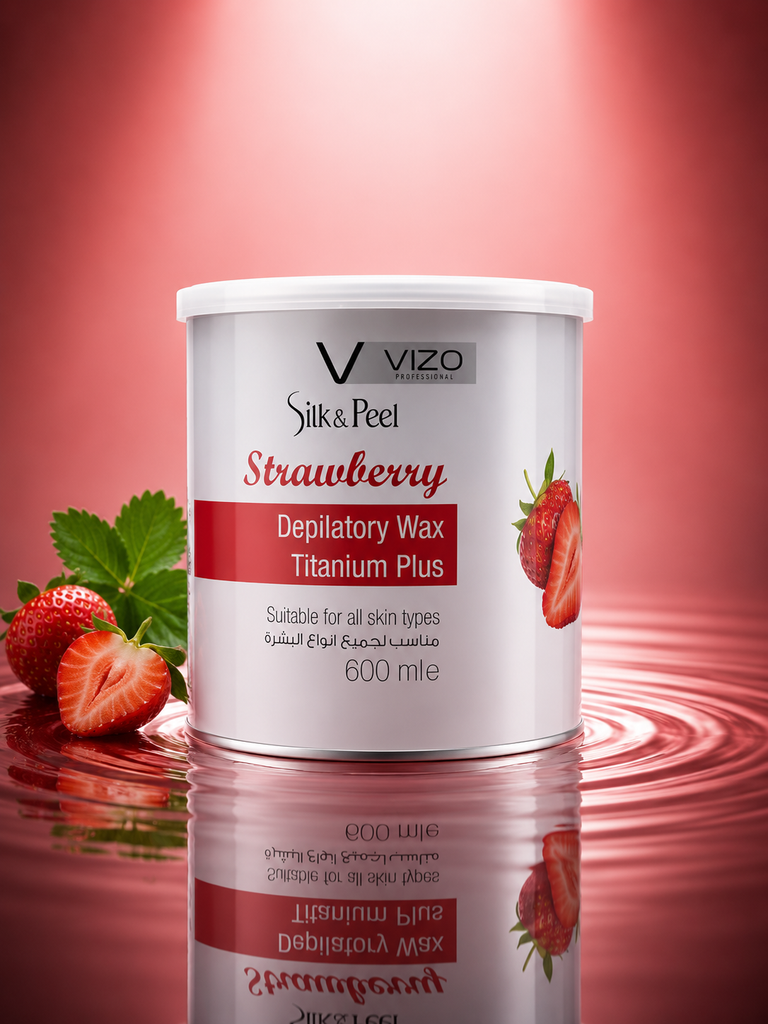VIZO Silk&Peel Strawberry Wax 600 ml
