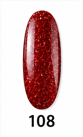 FIY NAIL Nail Polish - 108 Dark Red Jelly