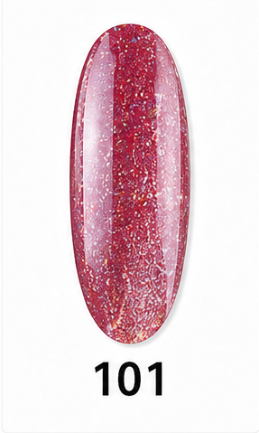 FIY NAIL Nail Polish - 101 Burgundy Glitter