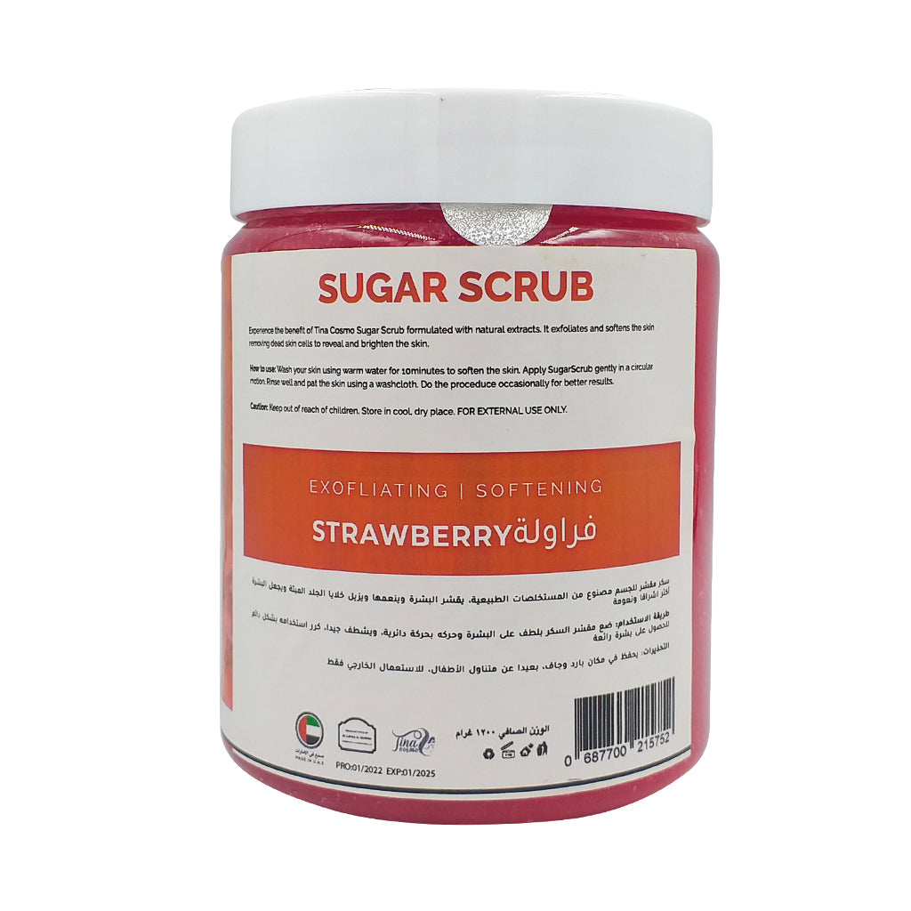 Tina Cosmo Sugar Scrub 1200 G - Strawberry