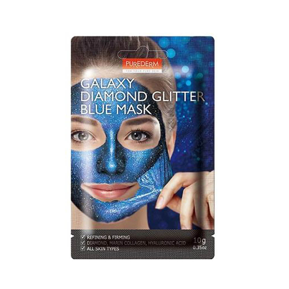 Puredem Galaxy Diamond Glitter Blue Mask 10g