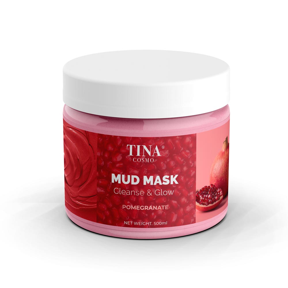 Tina Cosmo Mud Mask Cleanse & Glow Pomegranate 300ml