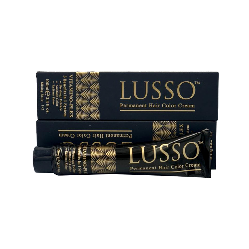 Lusso Permanent Hair Color Cream #7.331 LIME BLOND 100ML