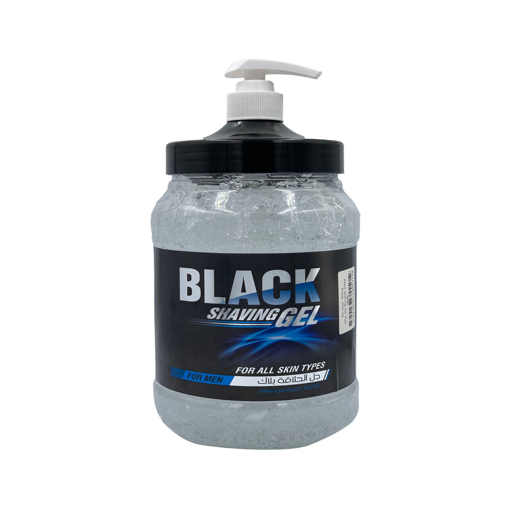 Black Shaving Gel with Pump 2000ML