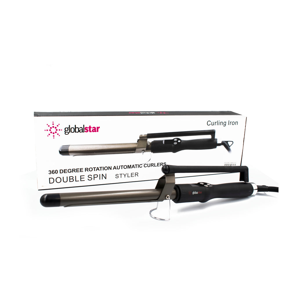 Global Star Double Spin Curling Iron BS-32