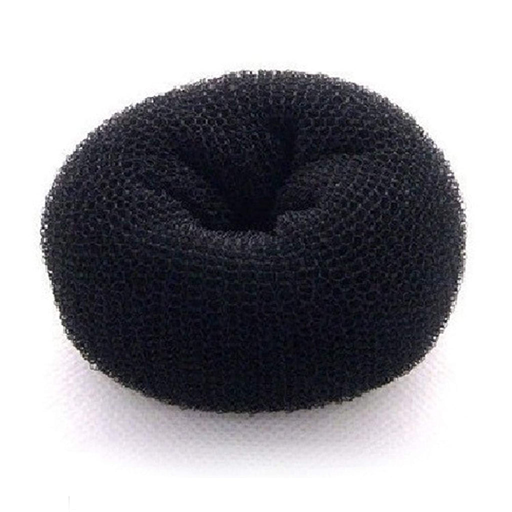 Black Large Donut Bun Color Black - B40G