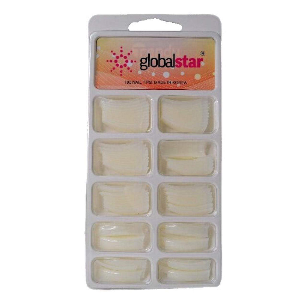 Globalstar Acrylic Natural Nail Extension Tips 1x100 TR-8L