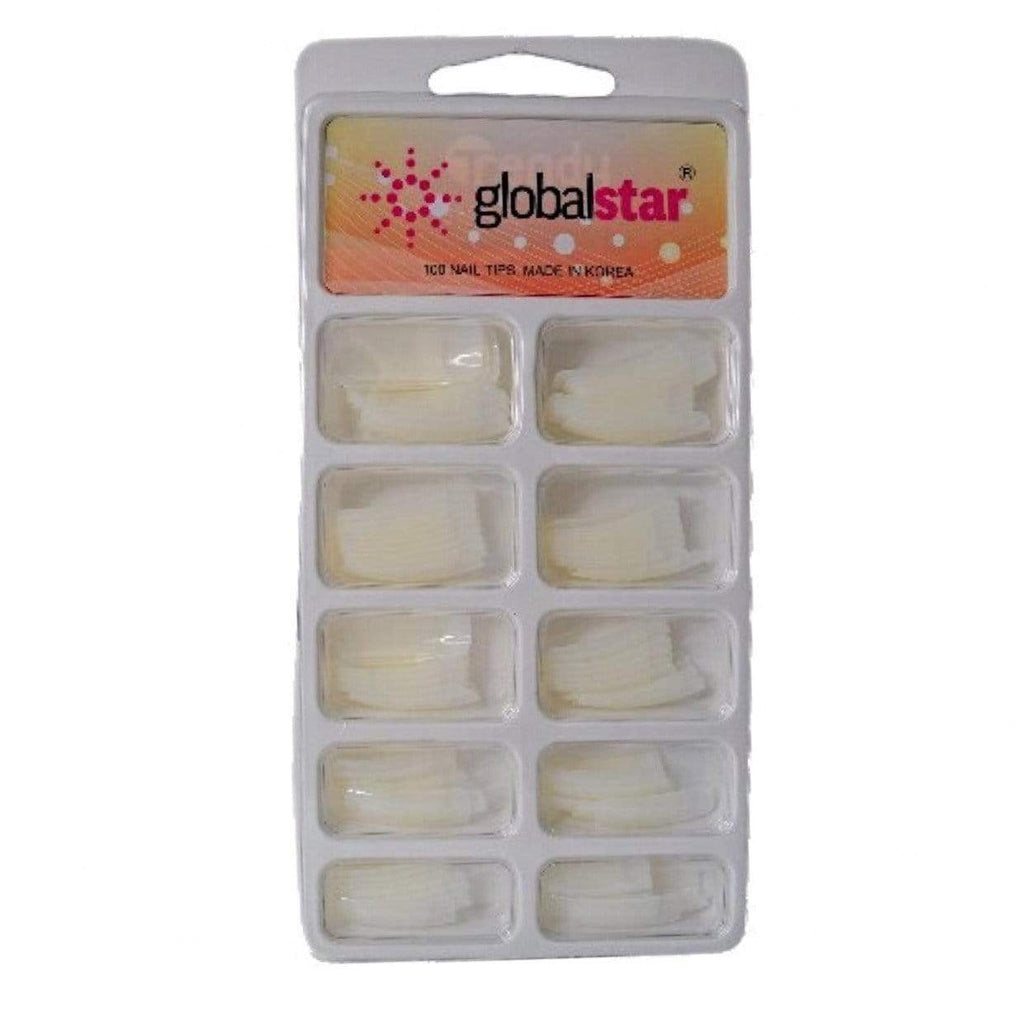 Globalstar Acrylic Natural Nail Extension Tips 1x100 TR-8
