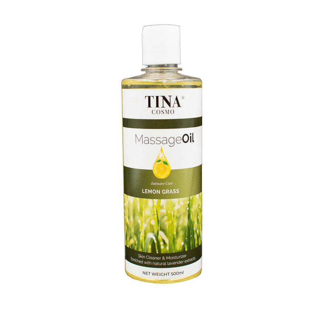 Tina Cosmo Massage Oil Lemon Grass 500ml